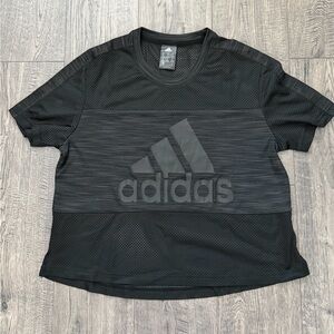 Adidas Black Perforated Tee